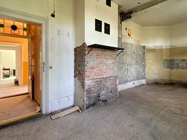 Fortschritt der Stilküchen-Renovation im historischen Le Rüdli – Villa 1878